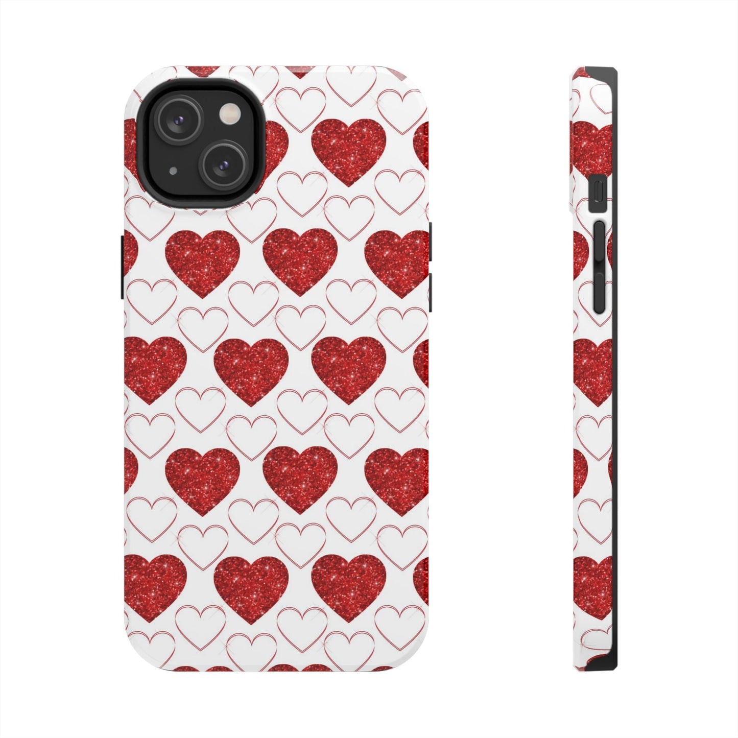 Glitter Heart Bliss - iPhone Series Case - BOGO Cases