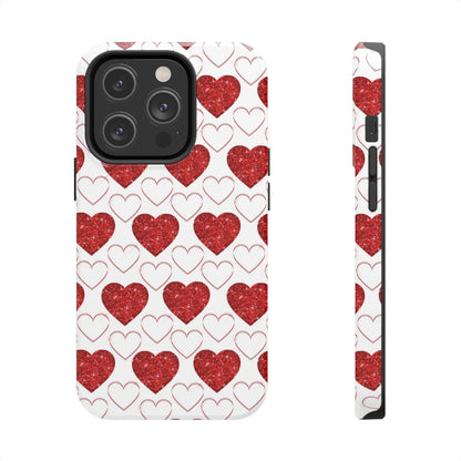 Glitter Heart Bliss - iPhone Series Case - BOGO Cases
