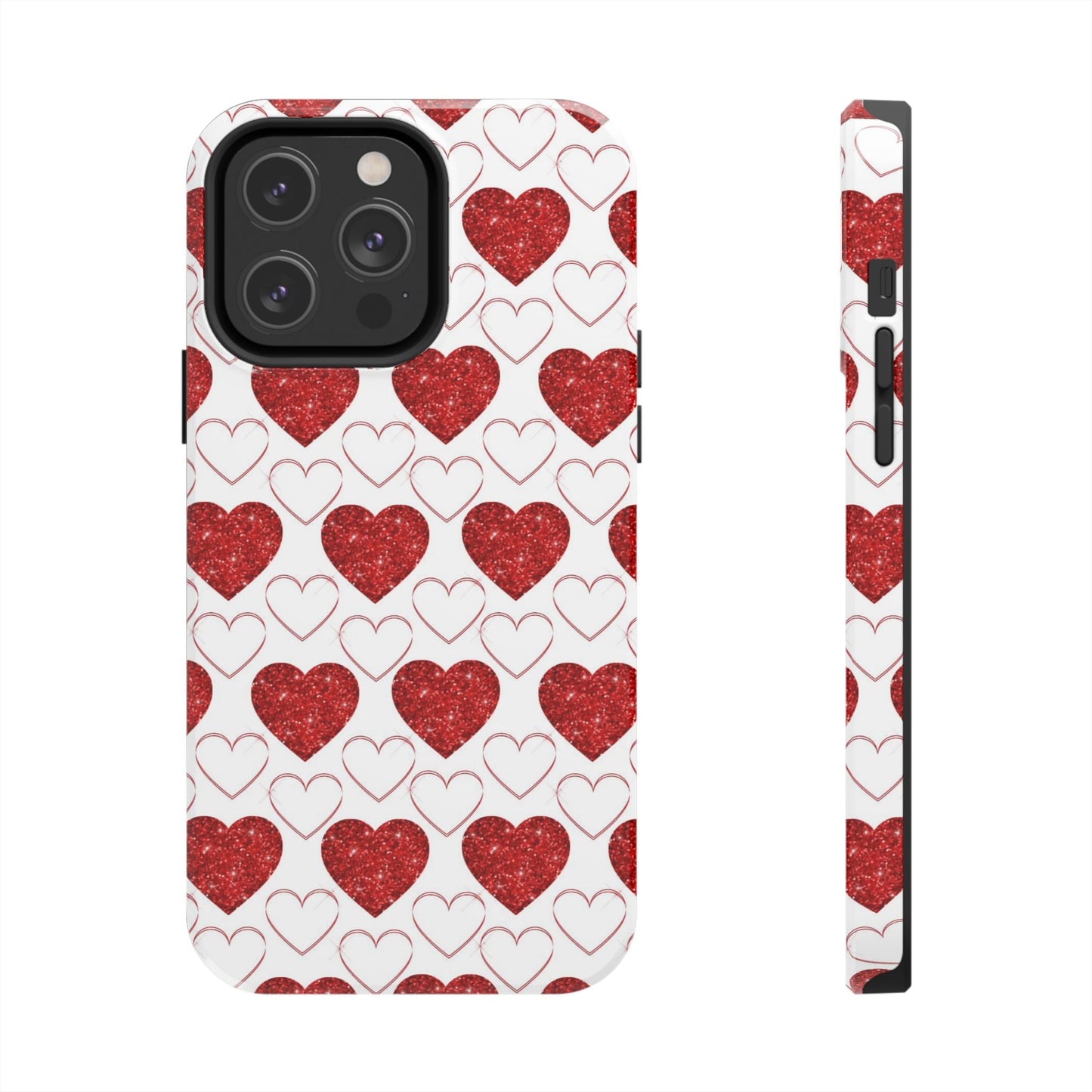 Glitter Heart Bliss - iPhone Series Case - BOGO Cases