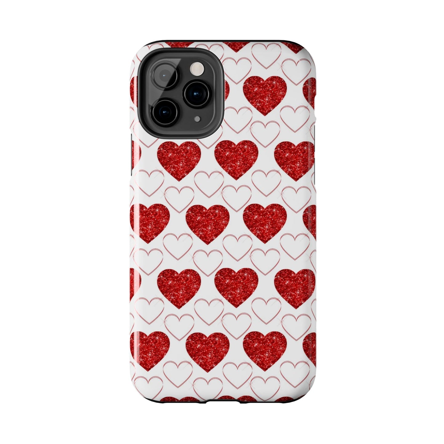 Glitter Heart Bliss - iPhone Series Case - BOGO Cases