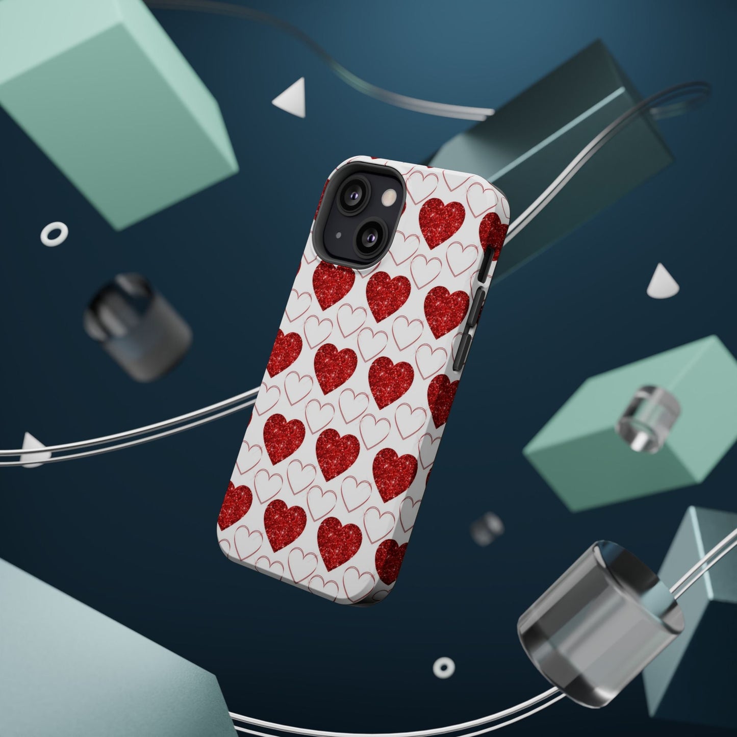 Glitter Heart Bliss MagSafe Case - BOGO Cases