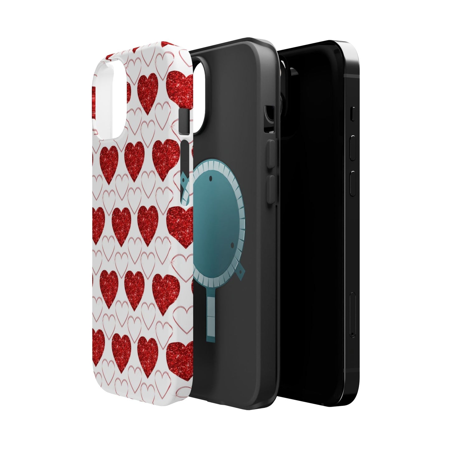 Glitter Heart Bliss MagSafe Case - BOGO Cases