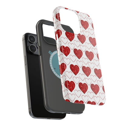 Glitter Heart Bliss MagSafe Case - BOGO Cases