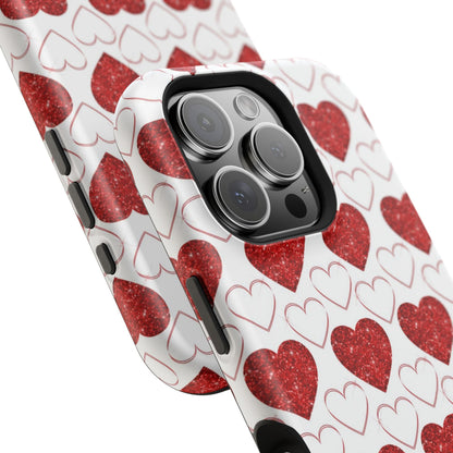 Glitter Heart Bliss MagSafe Case - BOGO Cases