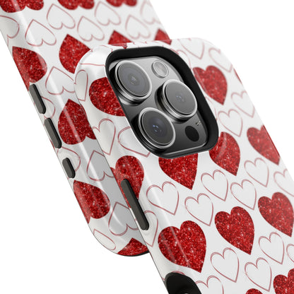 Glitter Heart Bliss MagSafe Case - BOGO Cases