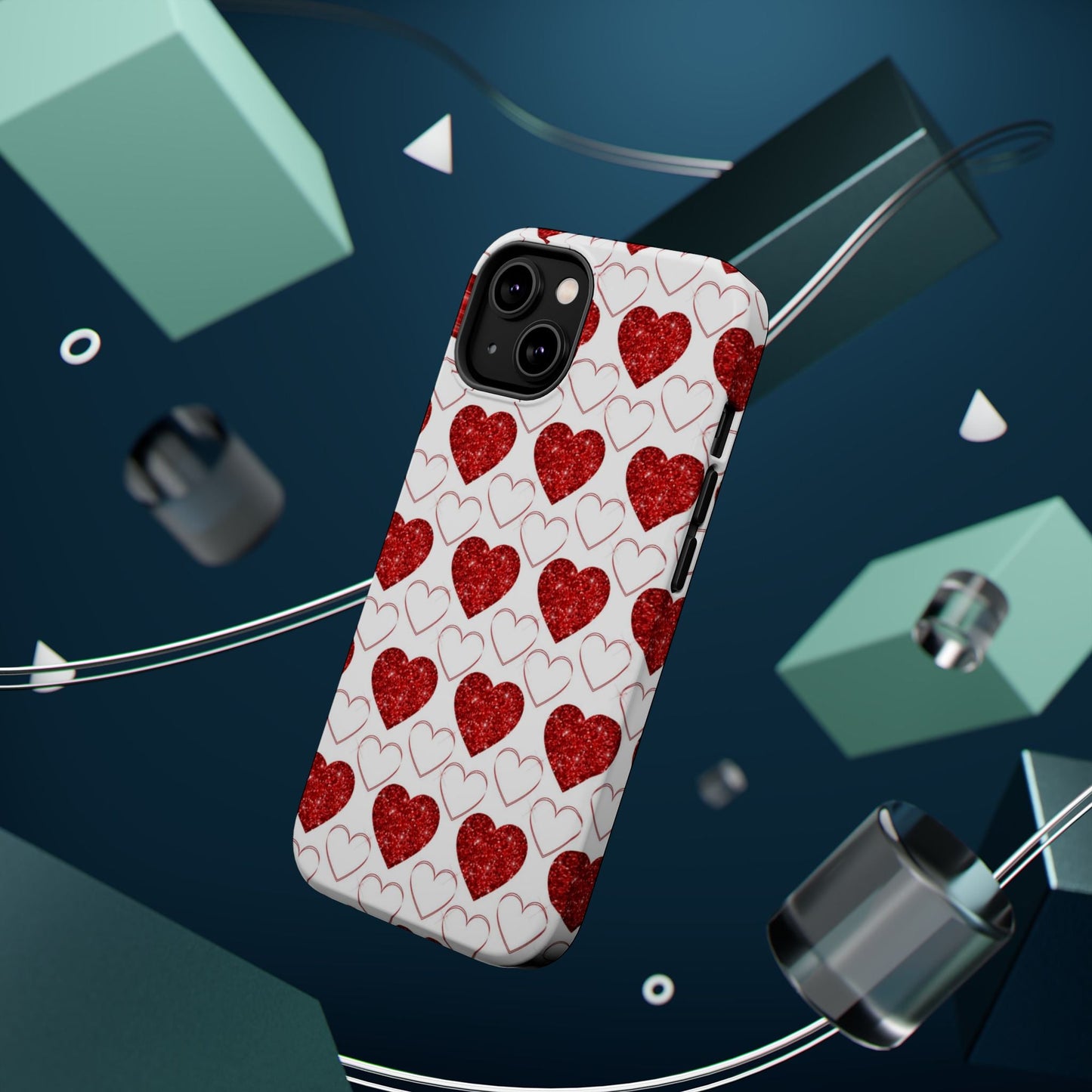 Glitter Heart Bliss MagSafe Case - BOGO Cases