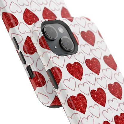Glitter Heart Bliss MagSafe Case - BOGO Cases