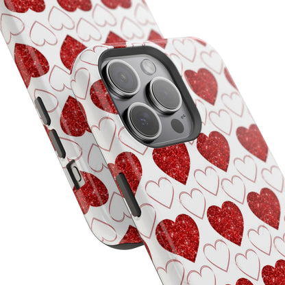 Glitter Heart Bliss MagSafe Case - BOGO Cases