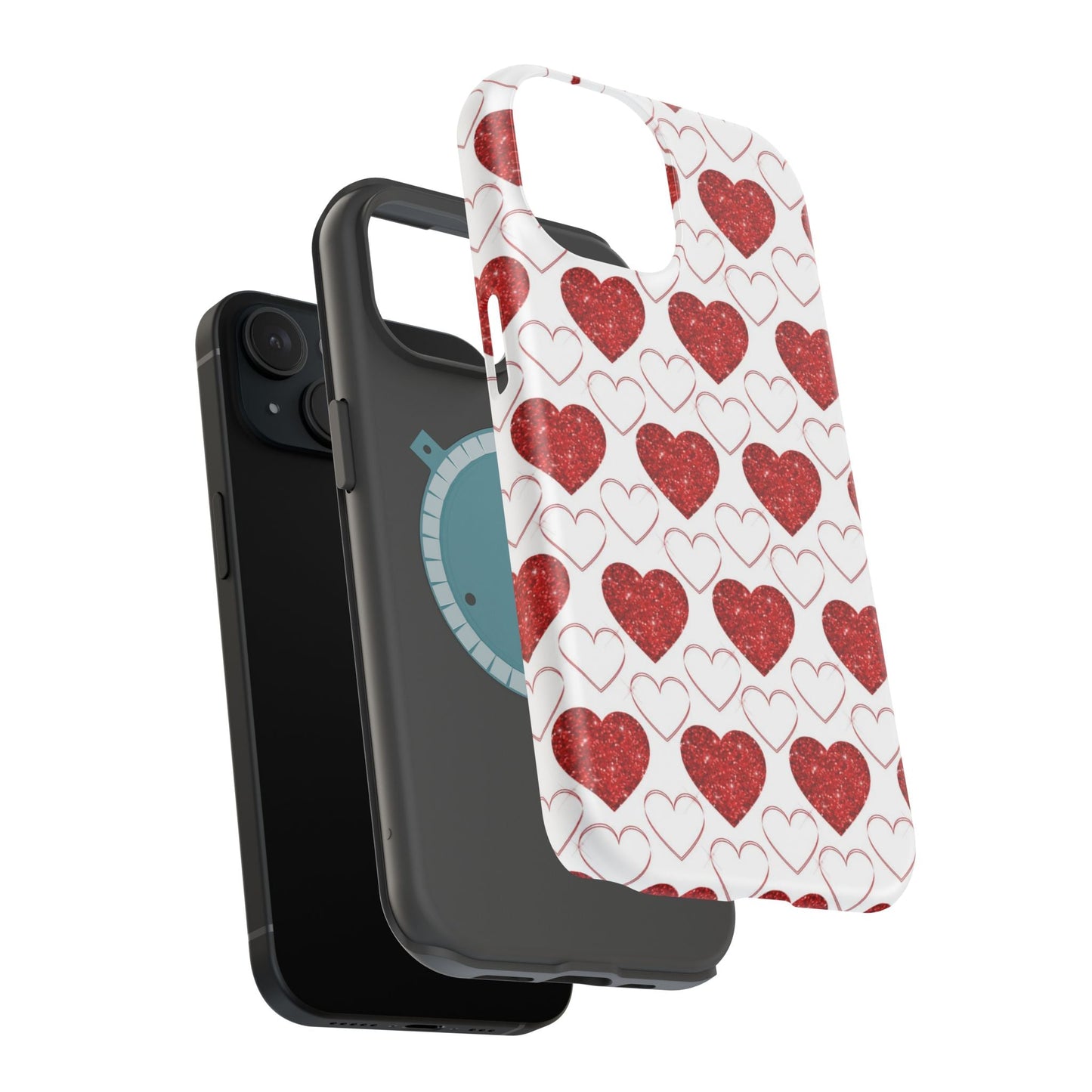 Glitter Heart Bliss MagSafe Case - BOGO Cases