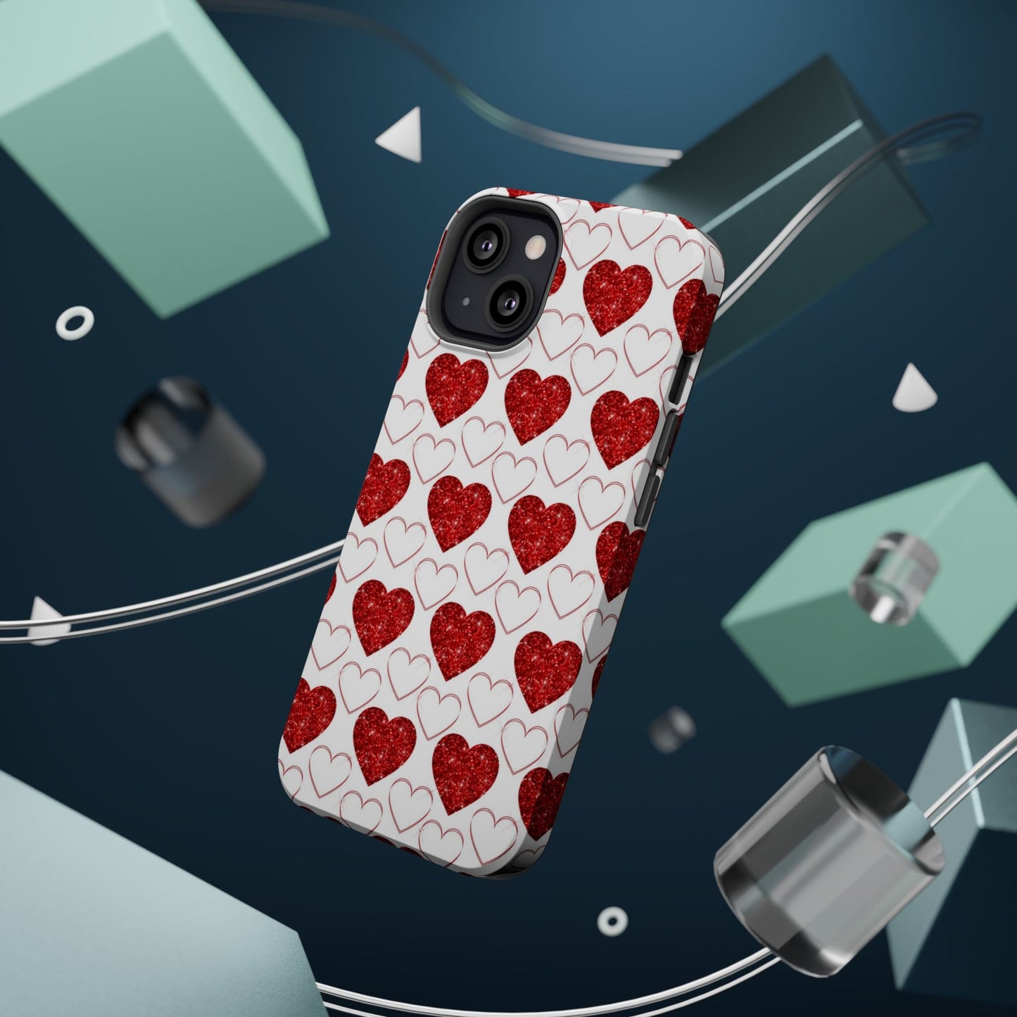 Glitter Heart Bliss MagSafe Case - BOGO Cases
