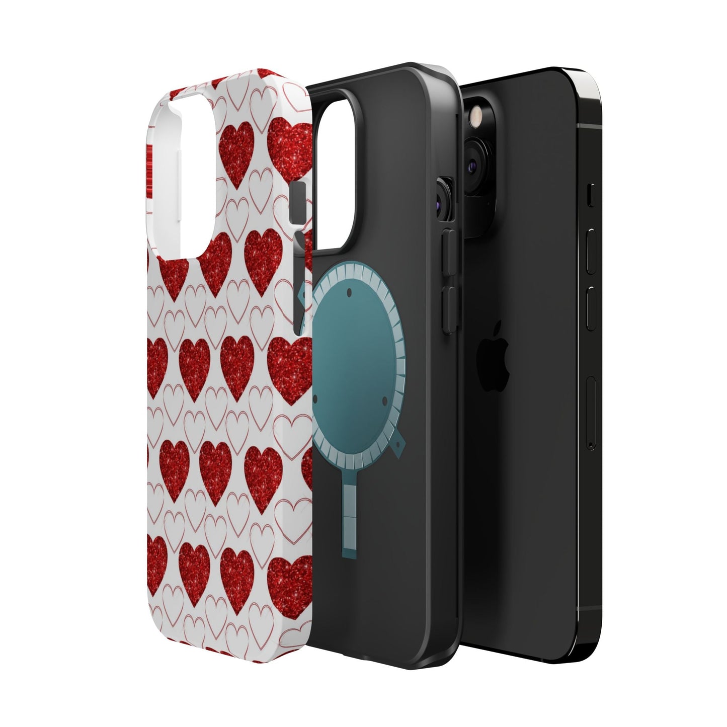 Glitter Heart Bliss MagSafe Case - BOGO Cases
