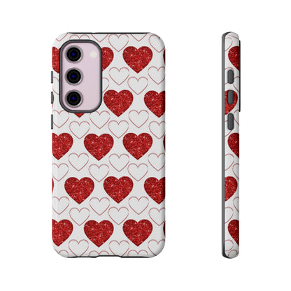 Glitter Heart Bliss - Samsung Galaxy Case - BOGO Cases