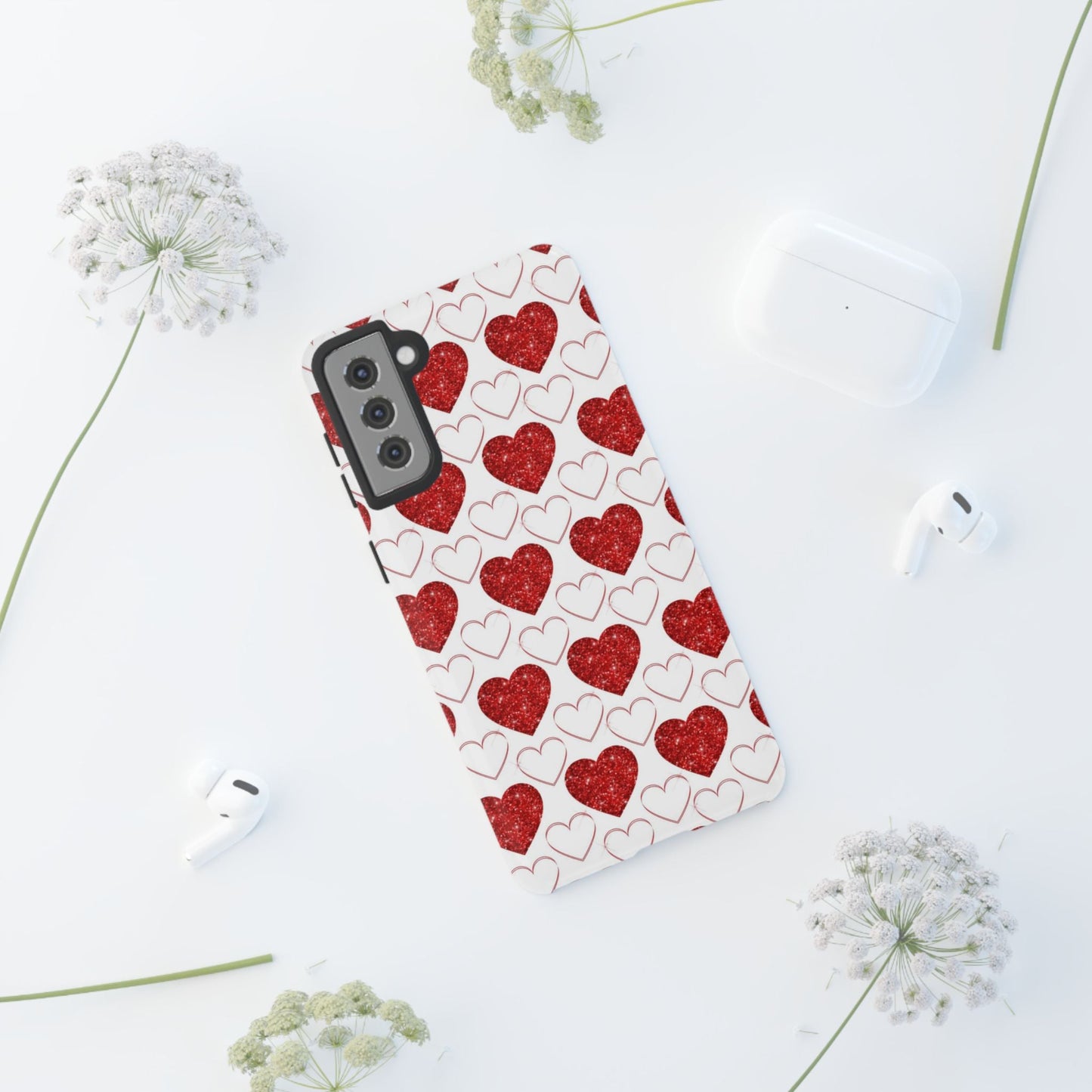 Glitter Heart Bliss - Samsung Galaxy Case - BOGO Cases