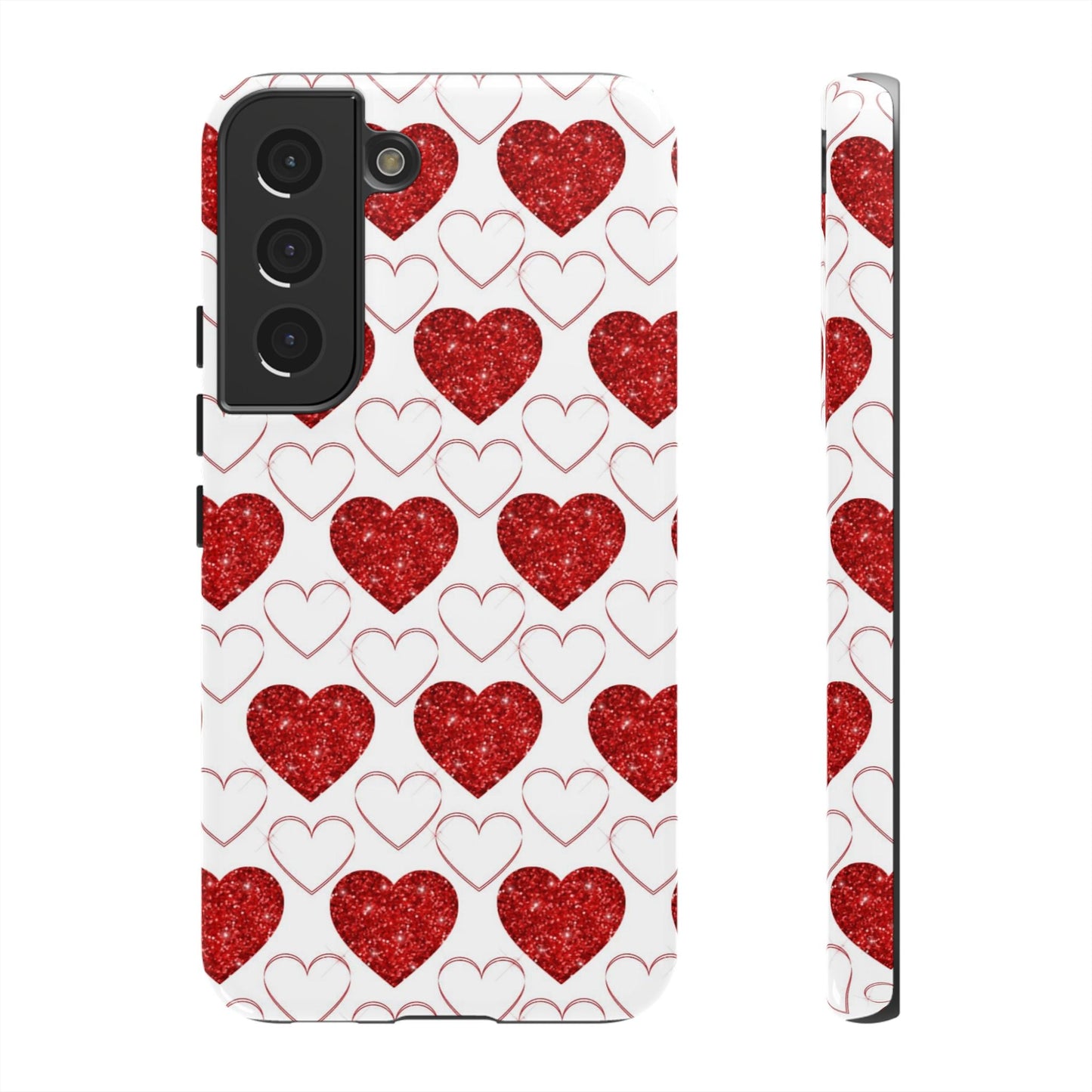 Glitter Heart Bliss - Samsung Galaxy Case - BOGO Cases