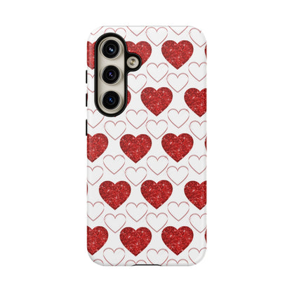 Glitter Heart Bliss - Samsung Galaxy Case - BOGO Cases