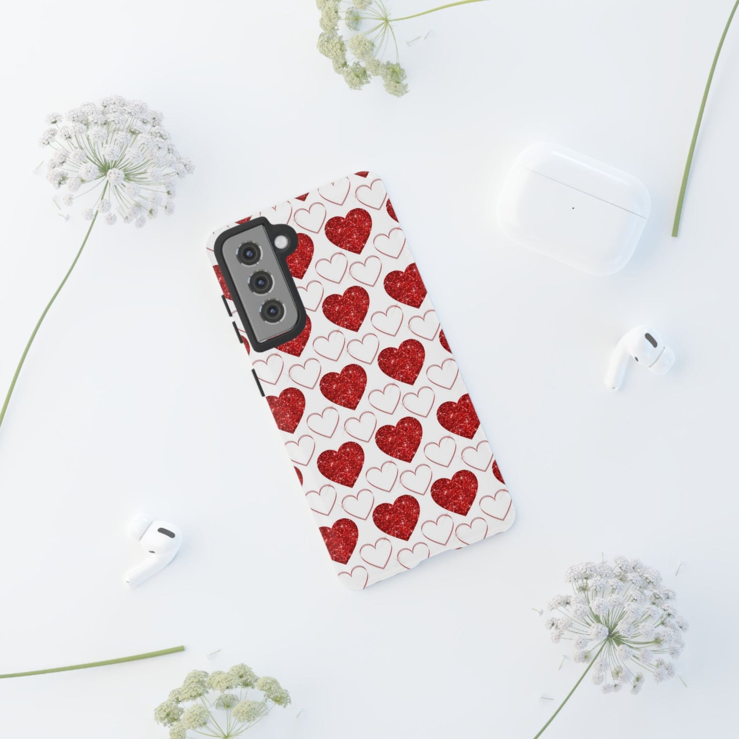 Glitter Heart Bliss - Samsung Galaxy Case - BOGO Cases