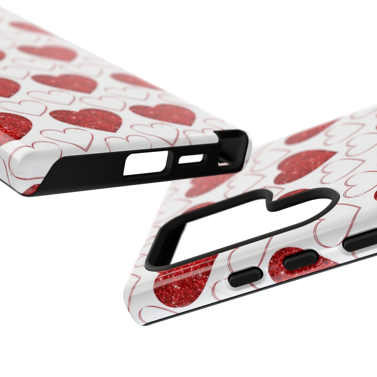 Glitter Heart Bliss - Samsung Galaxy Case - BOGO Cases