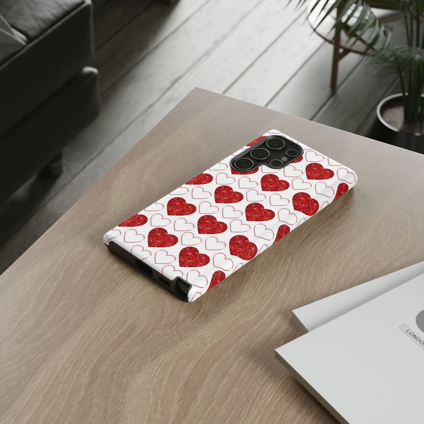 Glitter Heart Bliss - Samsung Galaxy Case - BOGO Cases
