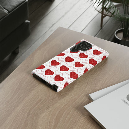 Glitter Heart Bliss - Samsung Galaxy Case - BOGO Cases