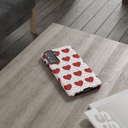 Glitter Heart Bliss - Samsung Galaxy Case - BOGO Cases