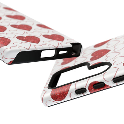 Glitter Heart Bliss - Samsung Galaxy Case - BOGO Cases