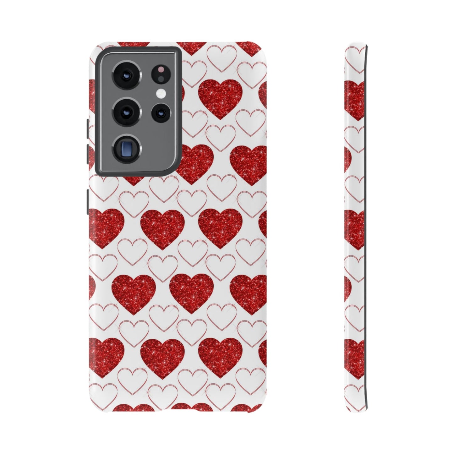 Glitter Heart Bliss - Samsung Galaxy Case - BOGO Cases