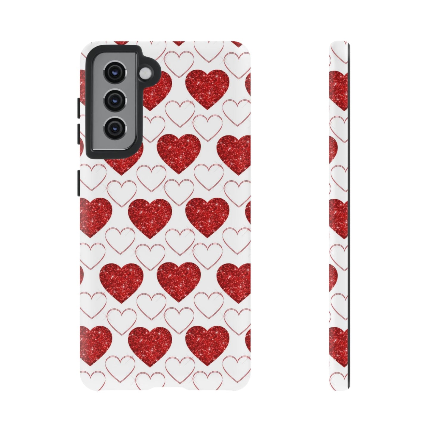 Glitter Heart Bliss - Samsung Galaxy Case - BOGO Cases
