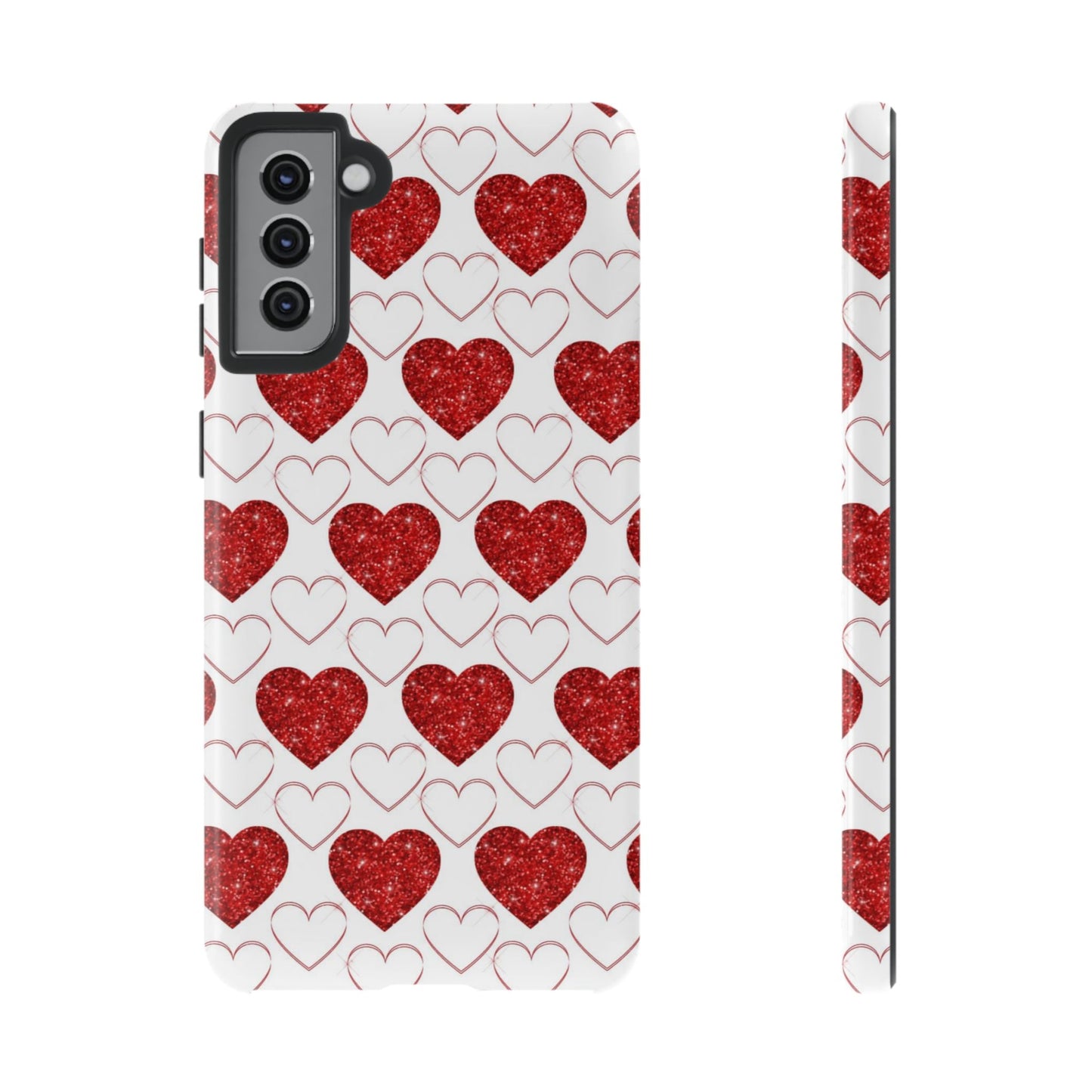 Glitter Heart Bliss - Samsung Galaxy Case - BOGO Cases