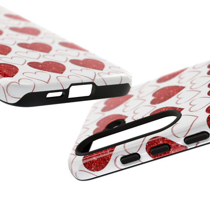 Glitter Heart Bliss - Samsung Galaxy Case - BOGO Cases
