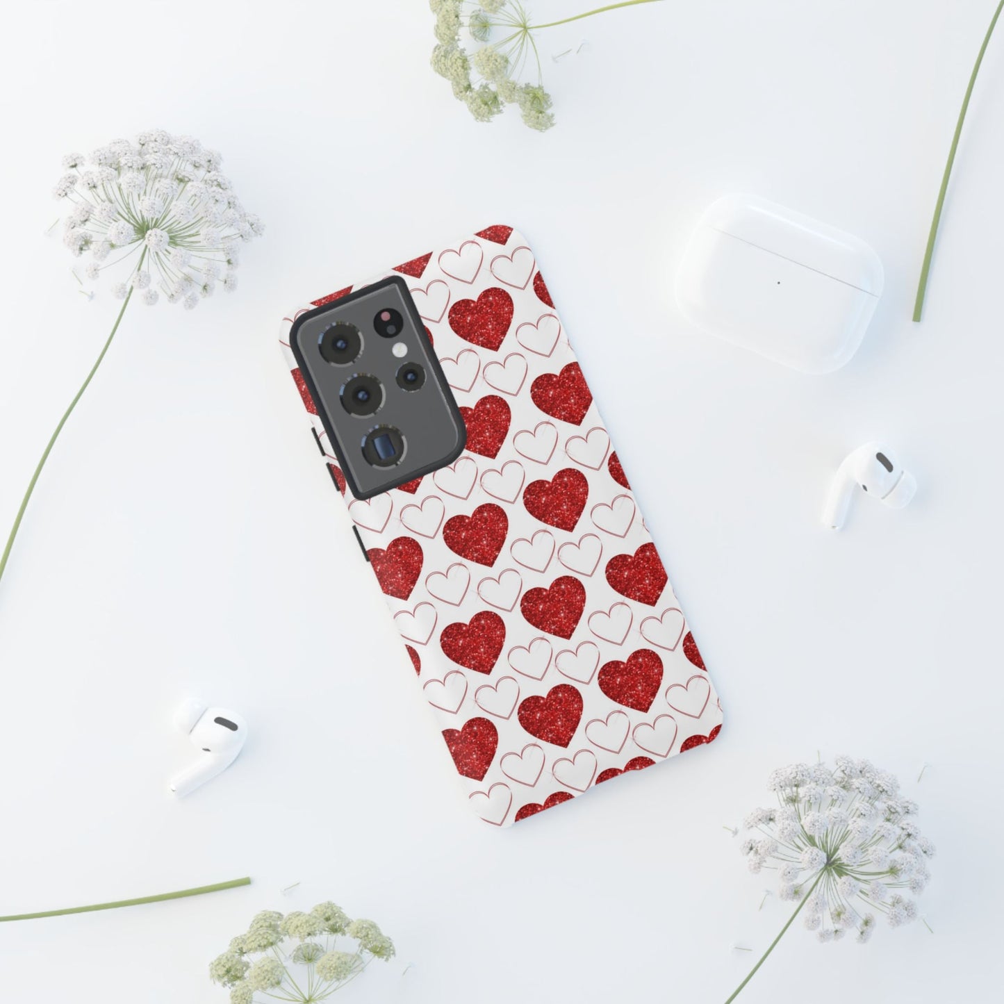 Glitter Heart Bliss - Samsung Galaxy Case - BOGO Cases