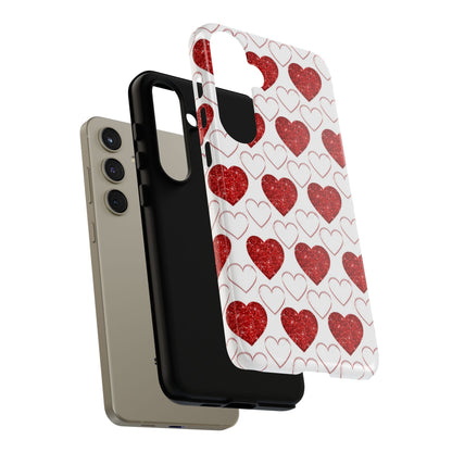 Glitter Heart Bliss - Samsung Galaxy Case - BOGO Cases