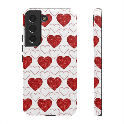 Glitter Heart Bliss - Samsung Galaxy Case - BOGO Cases