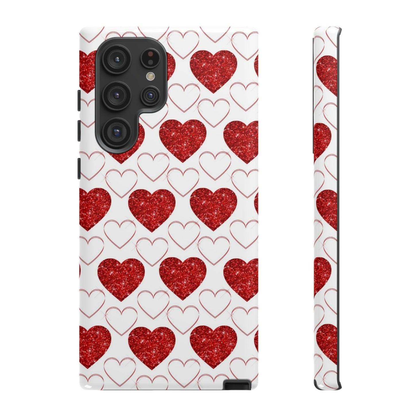Glitter Heart Bliss - Samsung Galaxy Case - BOGO Cases