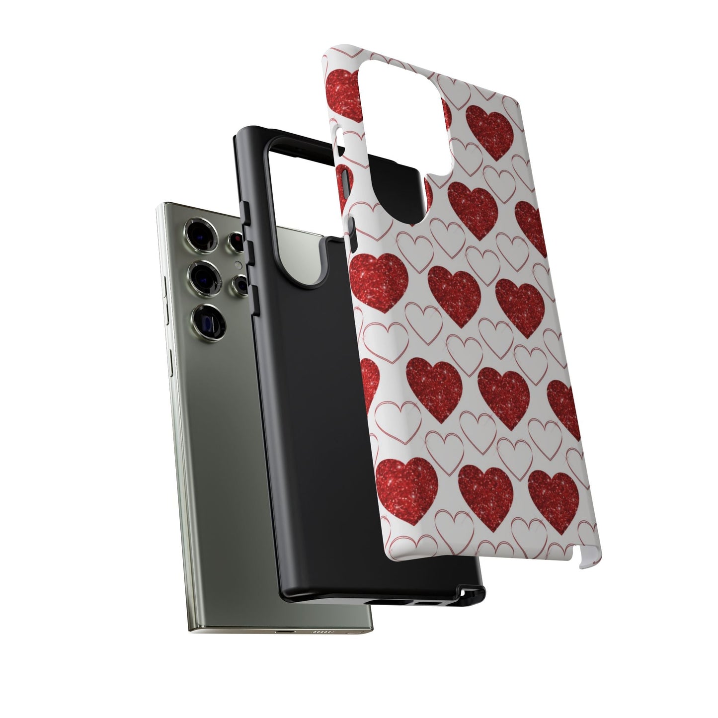 Glitter Heart Bliss - Samsung Galaxy Case - BOGO Cases