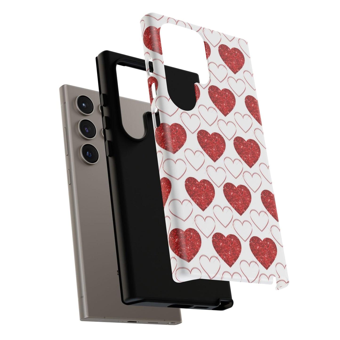 Glitter Heart Bliss - Samsung Galaxy Case - BOGO Cases