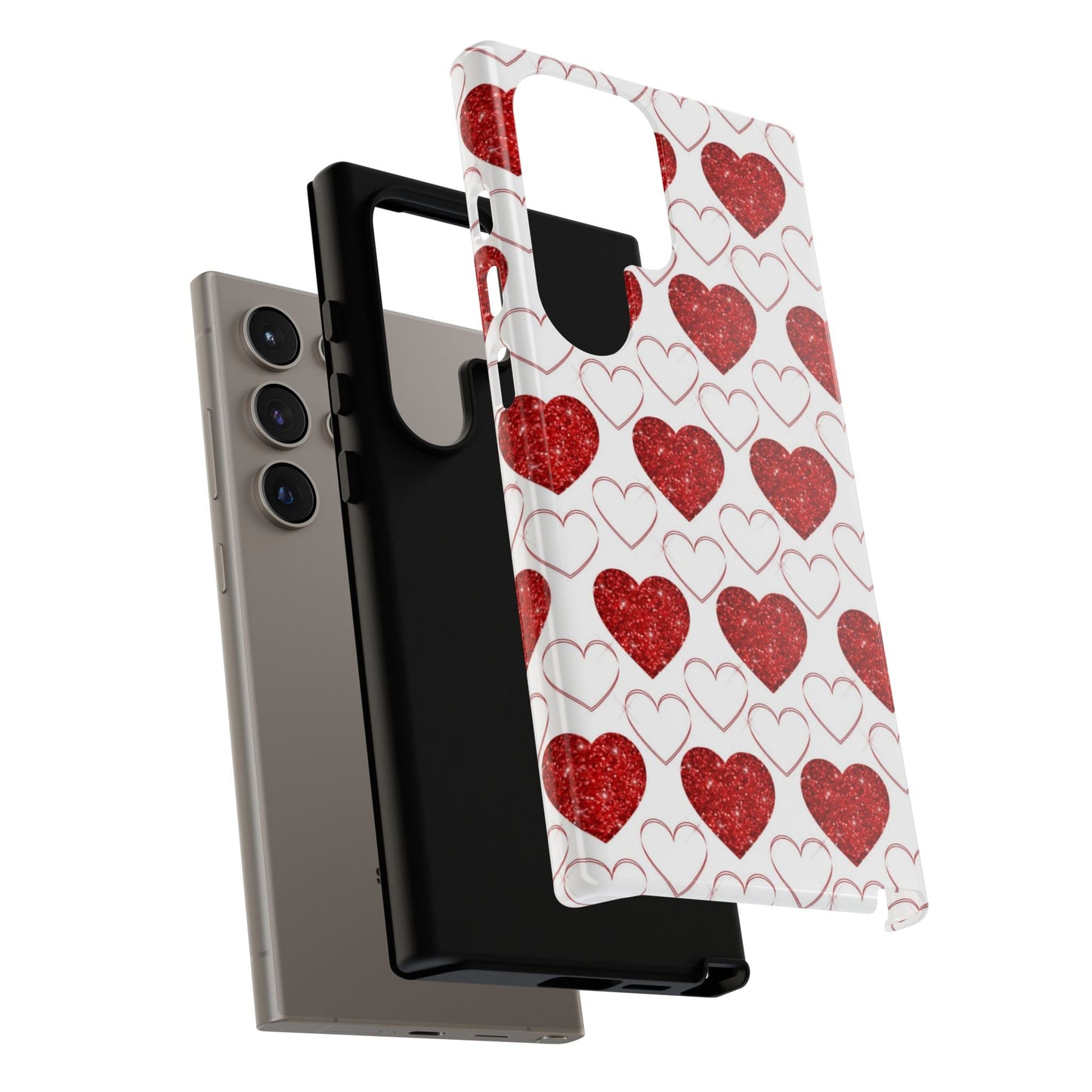 Glitter Heart Bliss - Samsung Galaxy Case - BOGO Cases