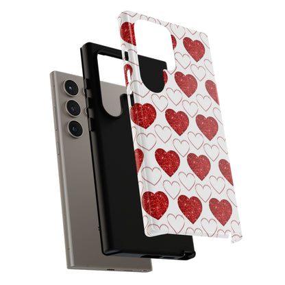 Glitter Heart Bliss - Samsung Galaxy Case - BOGO Cases