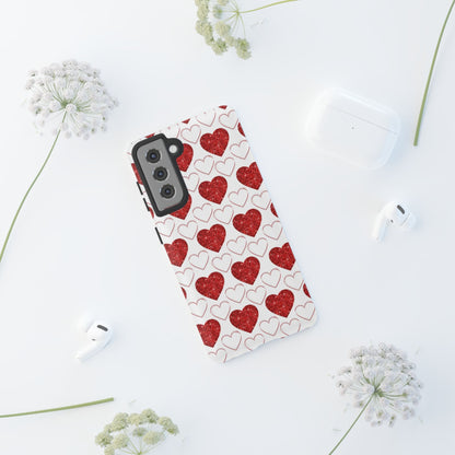 Glitter Heart Bliss - Samsung Galaxy Case - BOGO Cases