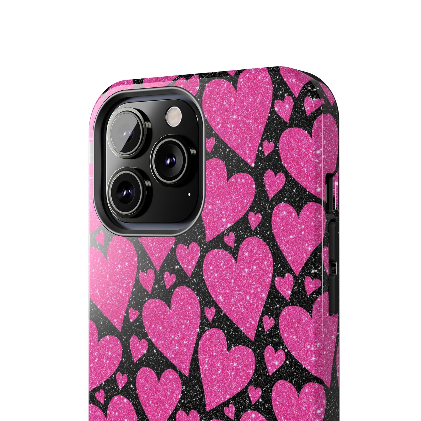 Glitter Hearts iPhone Case - BOGO Cases