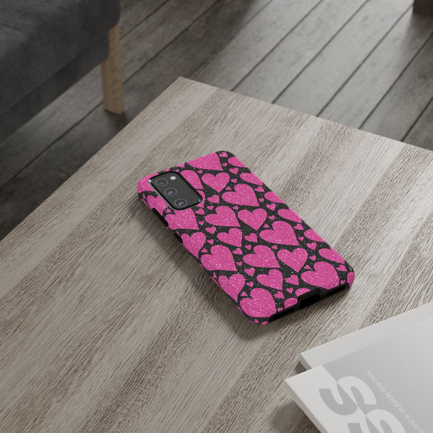 Glitter Hearts Samsung Galaxy Case - BOGO Cases