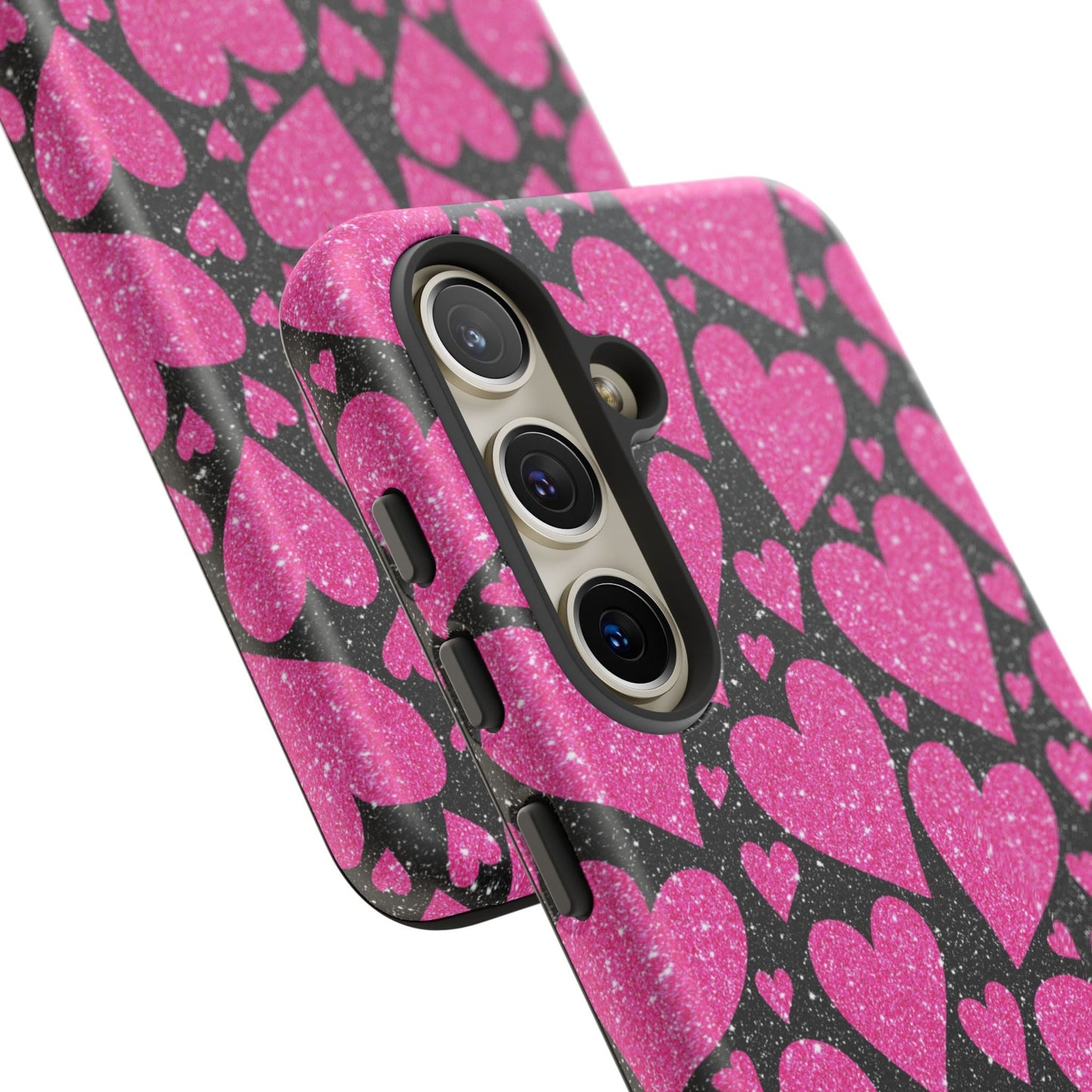 Glitter Hearts Samsung Galaxy Case - BOGO Cases