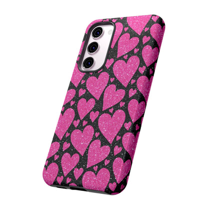 Glitter Hearts Samsung Galaxy Case - BOGO Cases
