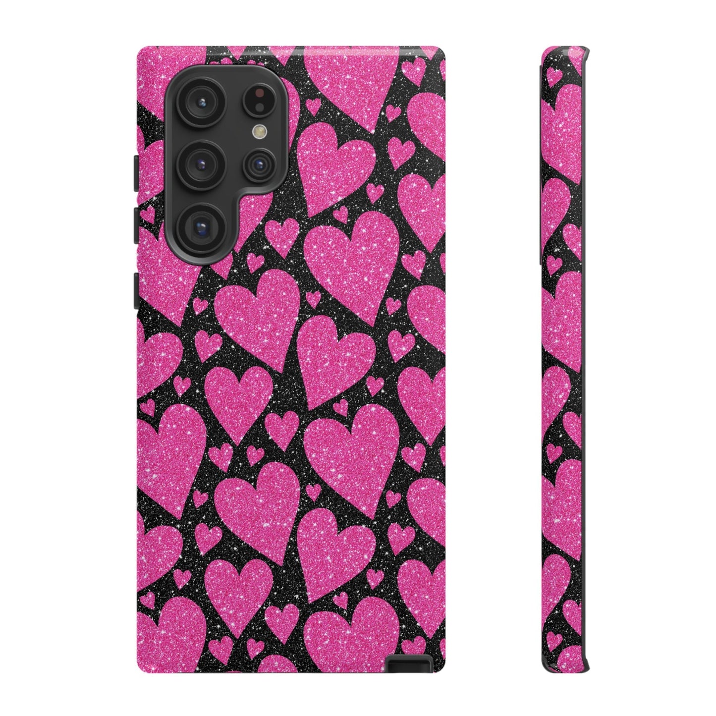 Glitter Hearts Samsung Galaxy Case - BOGO Cases