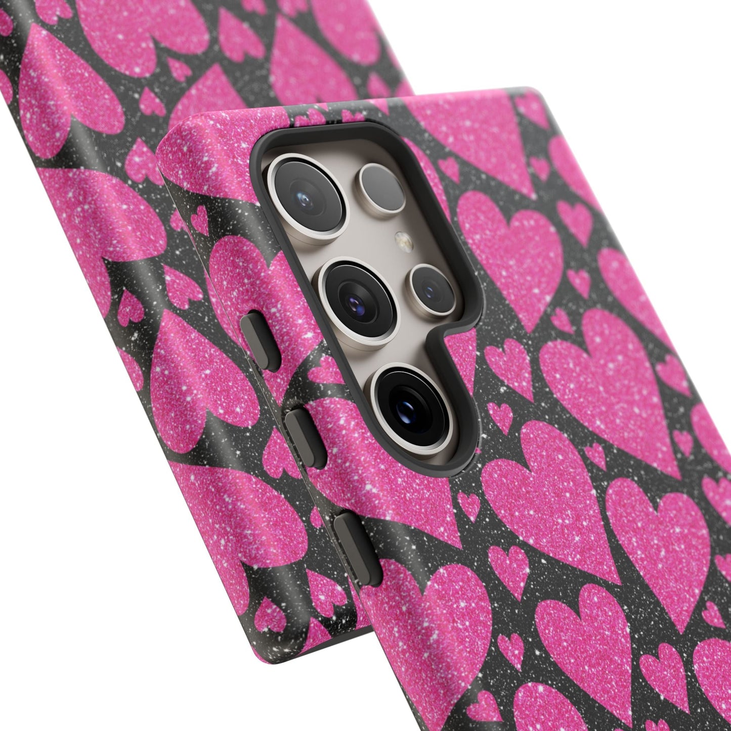 Glitter Hearts Samsung Galaxy Case - BOGO Cases