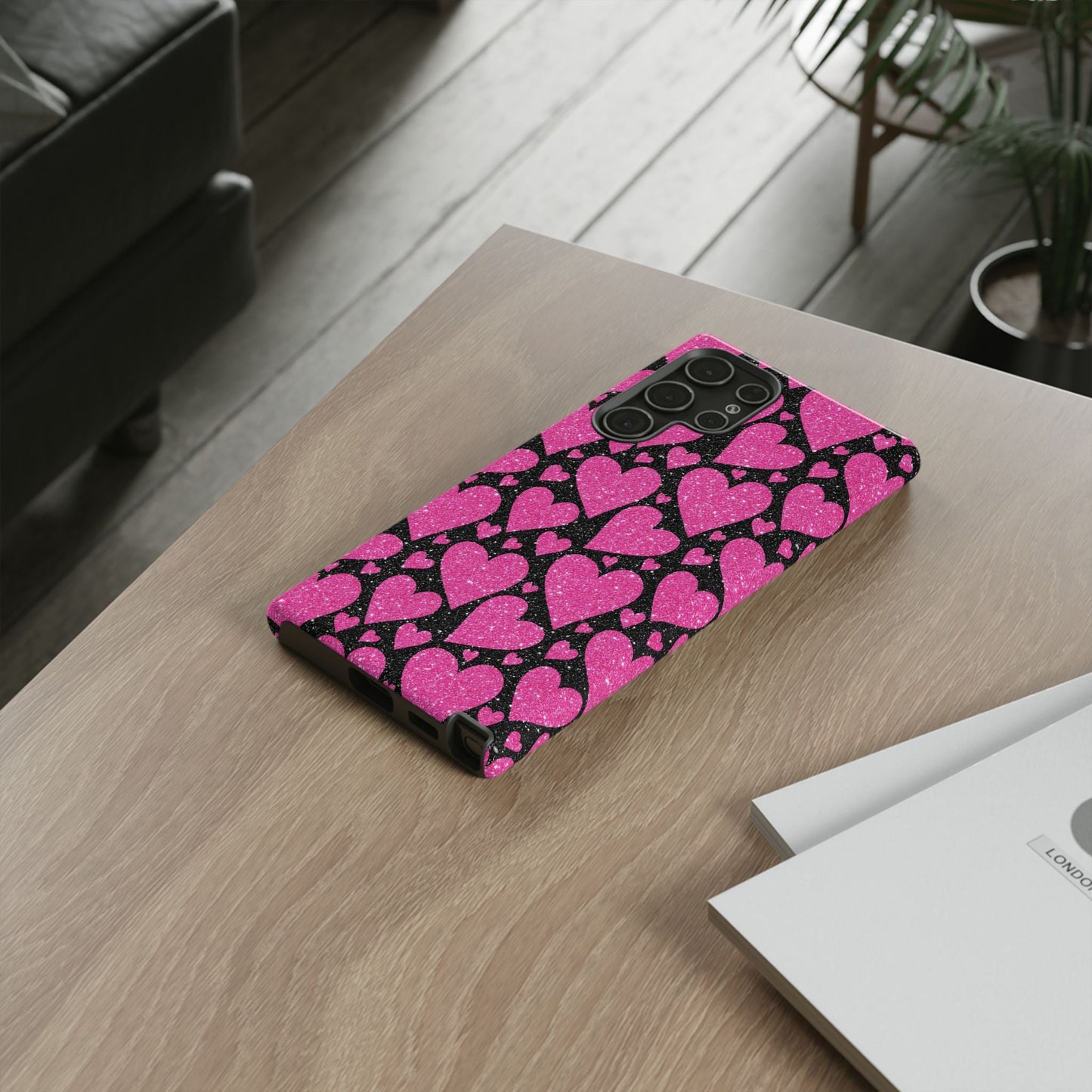 Glitter Hearts Samsung Galaxy Case - BOGO Cases