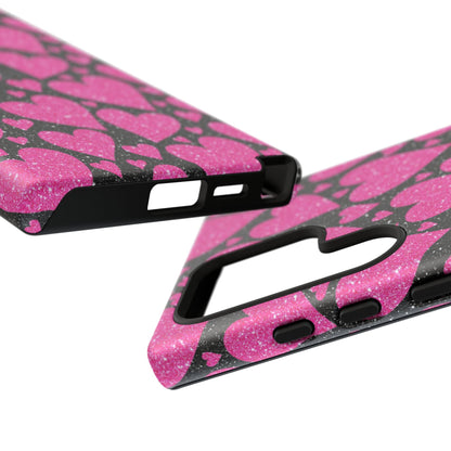 Glitter Hearts Samsung Galaxy Case - BOGO Cases