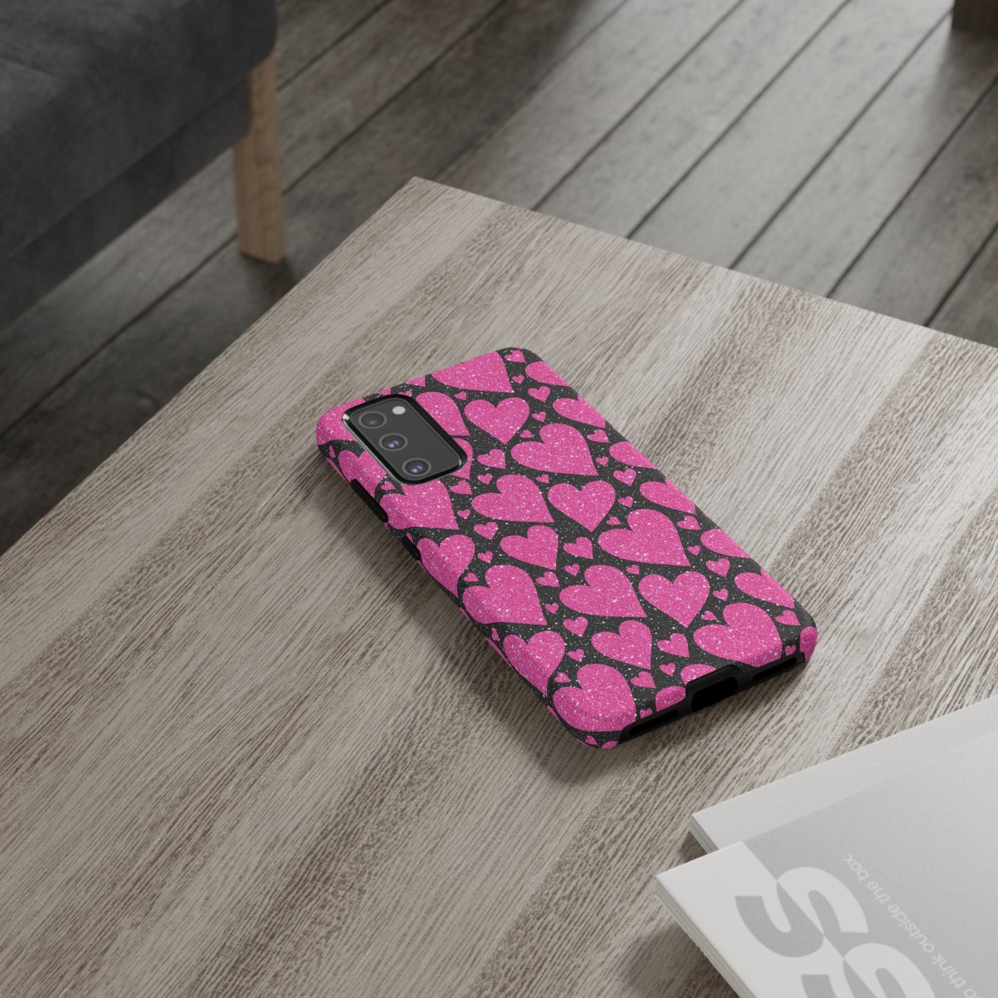 Glitter Hearts Samsung Galaxy Case - BOGO Cases