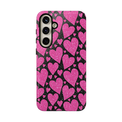 Glitter Hearts Samsung Galaxy Case - BOGO Cases