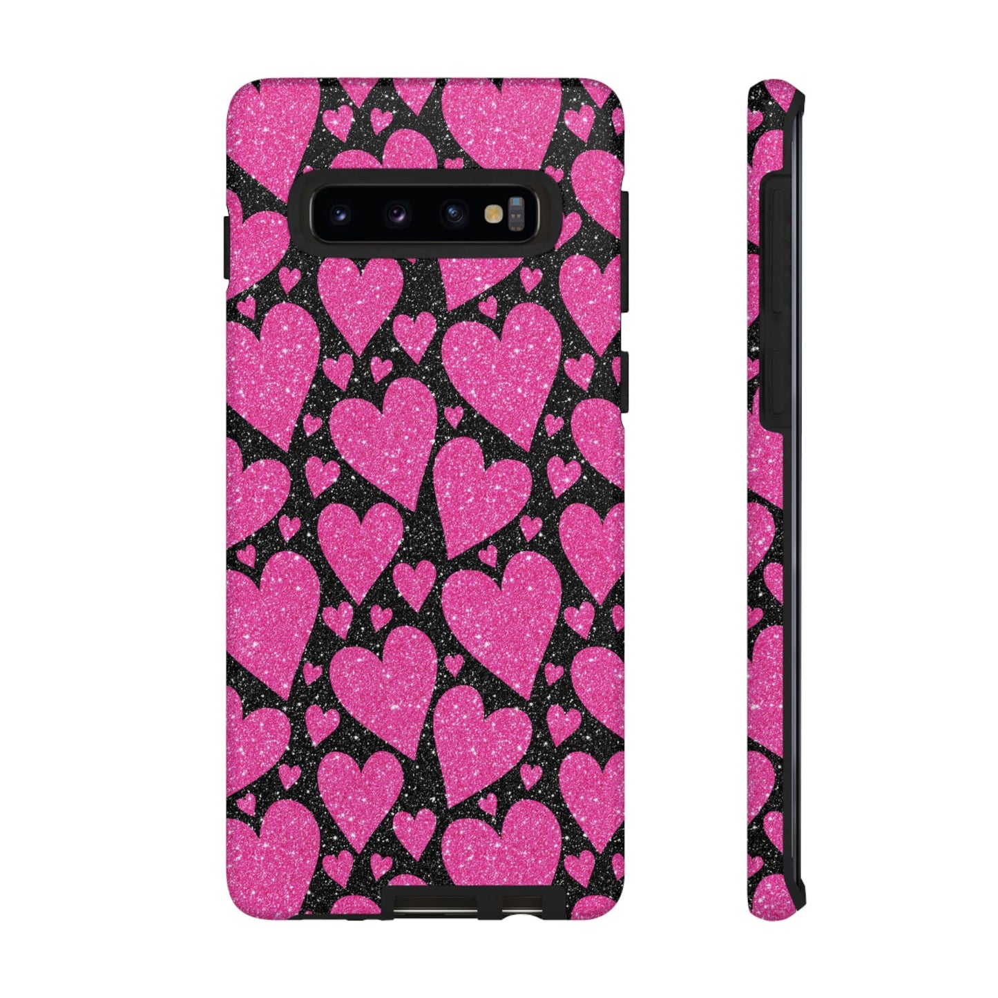 Glitter Hearts Samsung Galaxy Case - BOGO Cases