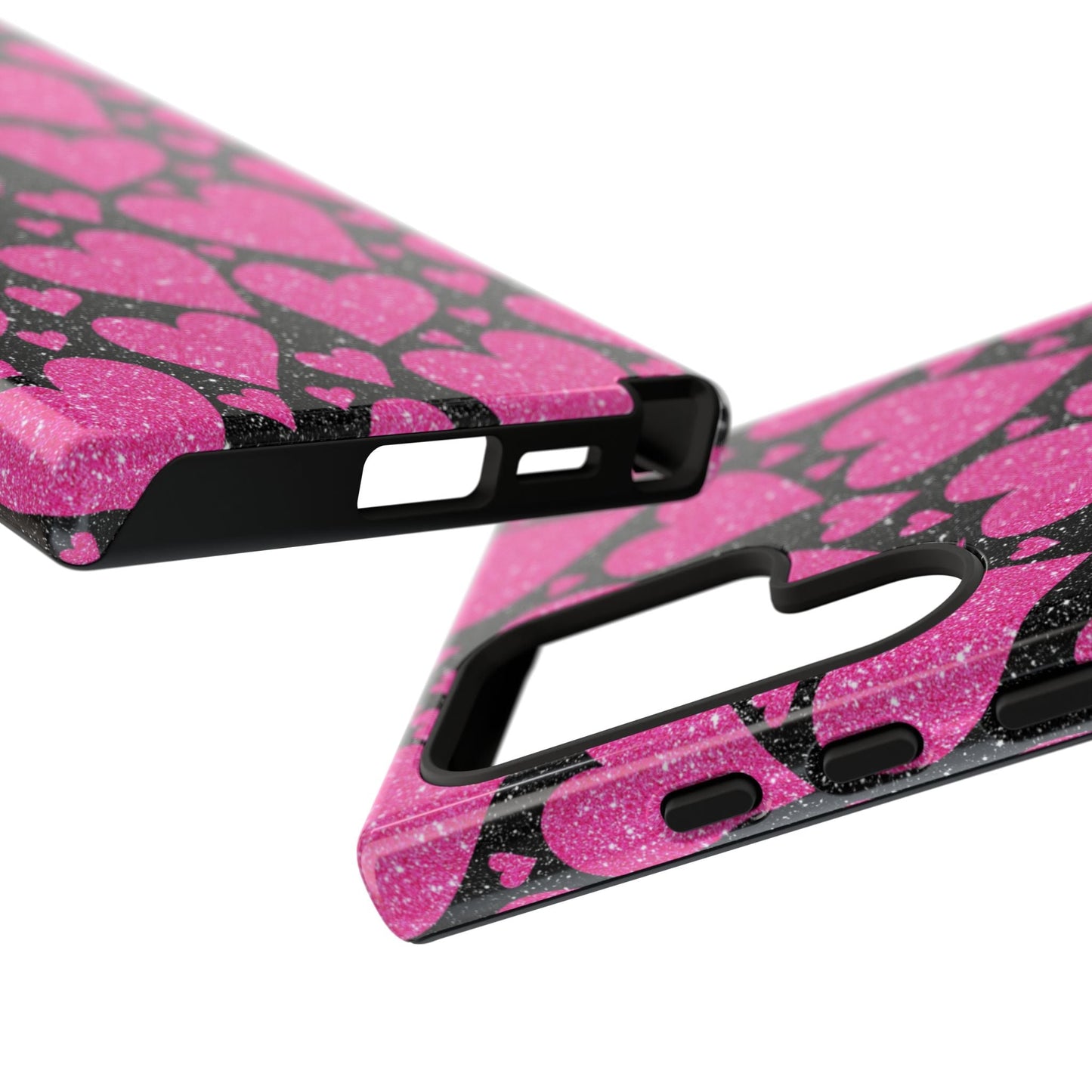 Glitter Hearts Samsung Galaxy Case - BOGO Cases